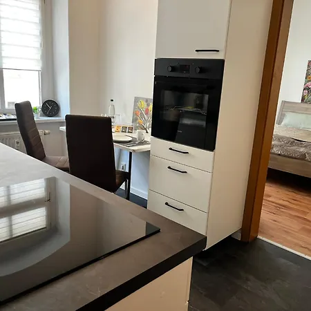 Moderne, Helle Ostviertel-flat4, Esskueche All-in5g Appartement *